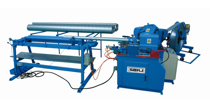 Máy sản xuất ống gió tròn xoắn SBTF-1602, Máy tạo hình ống gió tròn xoắn